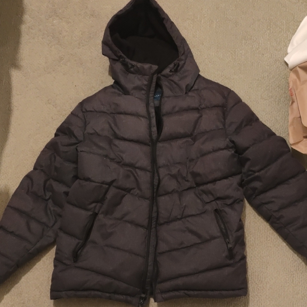 Perry Ellis Dark Gray Puffer Jacket